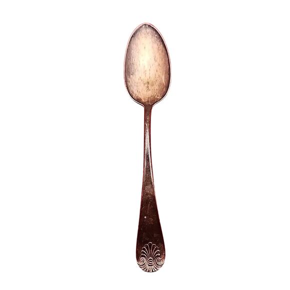 Antique 1889 Towle Mfg Co Shell ll Silverplated Large Tablespoon 8.5" Retired - Picture 1 of 7